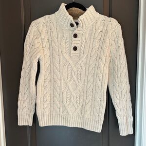 GAP‎ kids Cream Cable Knit Sweater